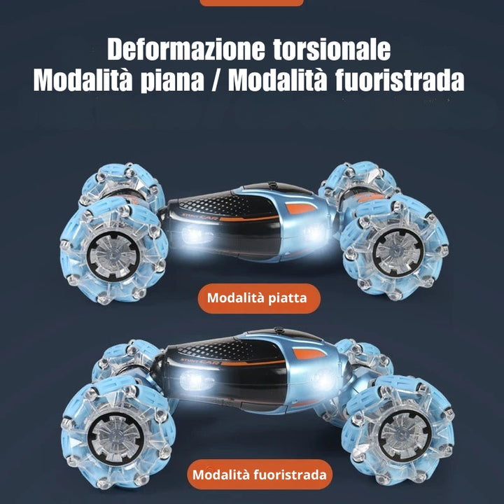 GyroRacer - Auto Telecomandata Acrobatica Controllata Con Sensore Di Movimento