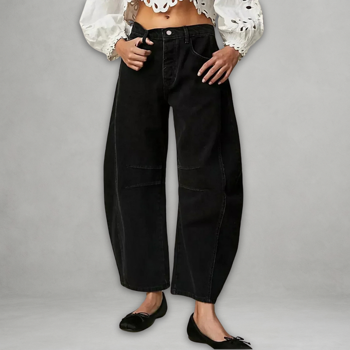 Entela - Jeans Casual Larghi Con Tasche