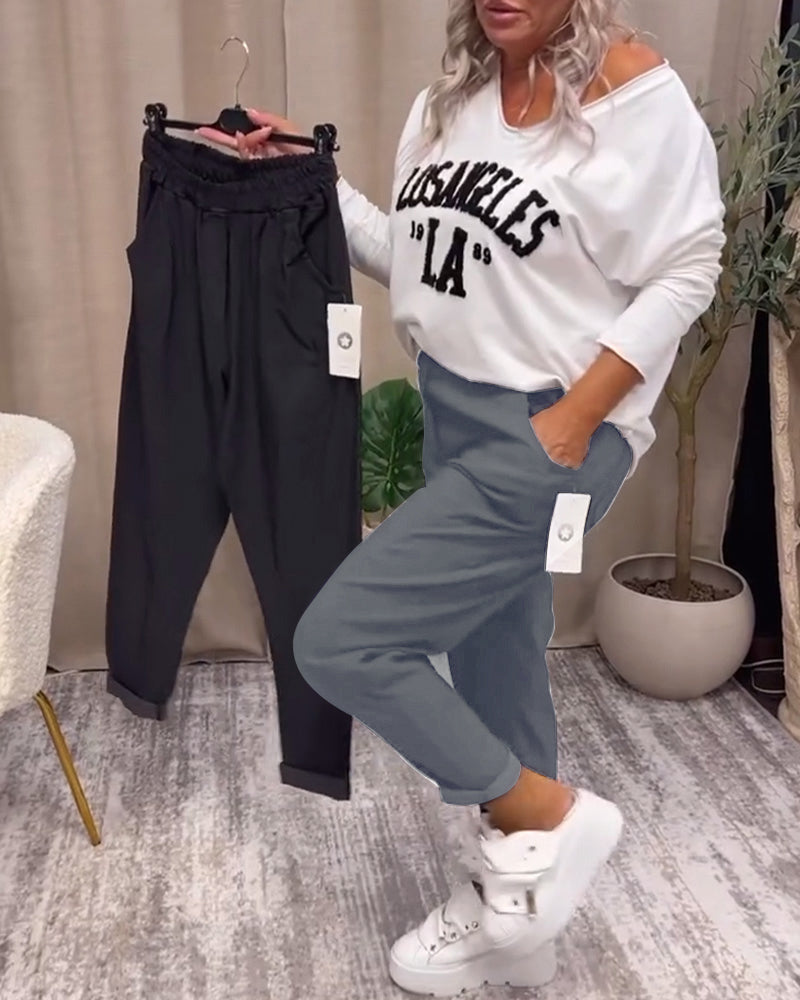 Brandi - Pantalone Casual Chic