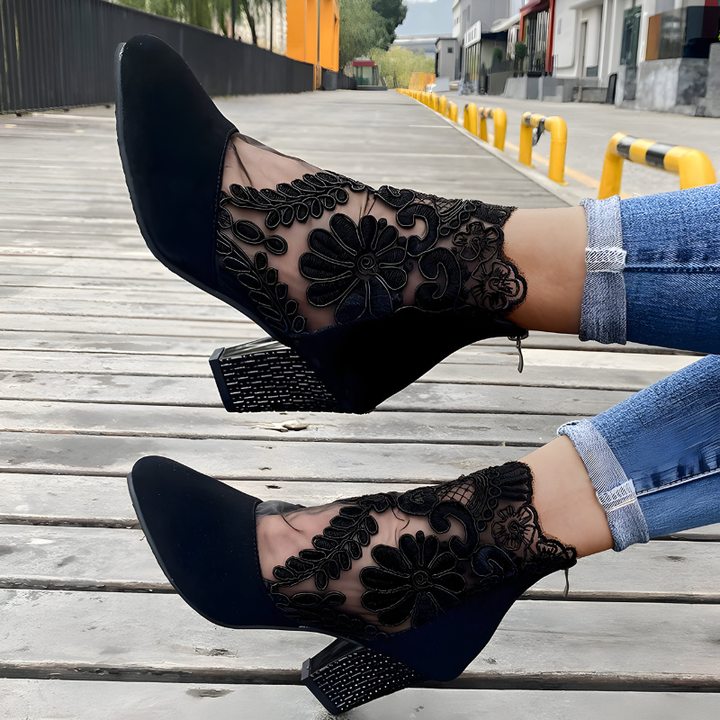 Elizaveta - Scarpe Ortopediche Con Motivo Floreale