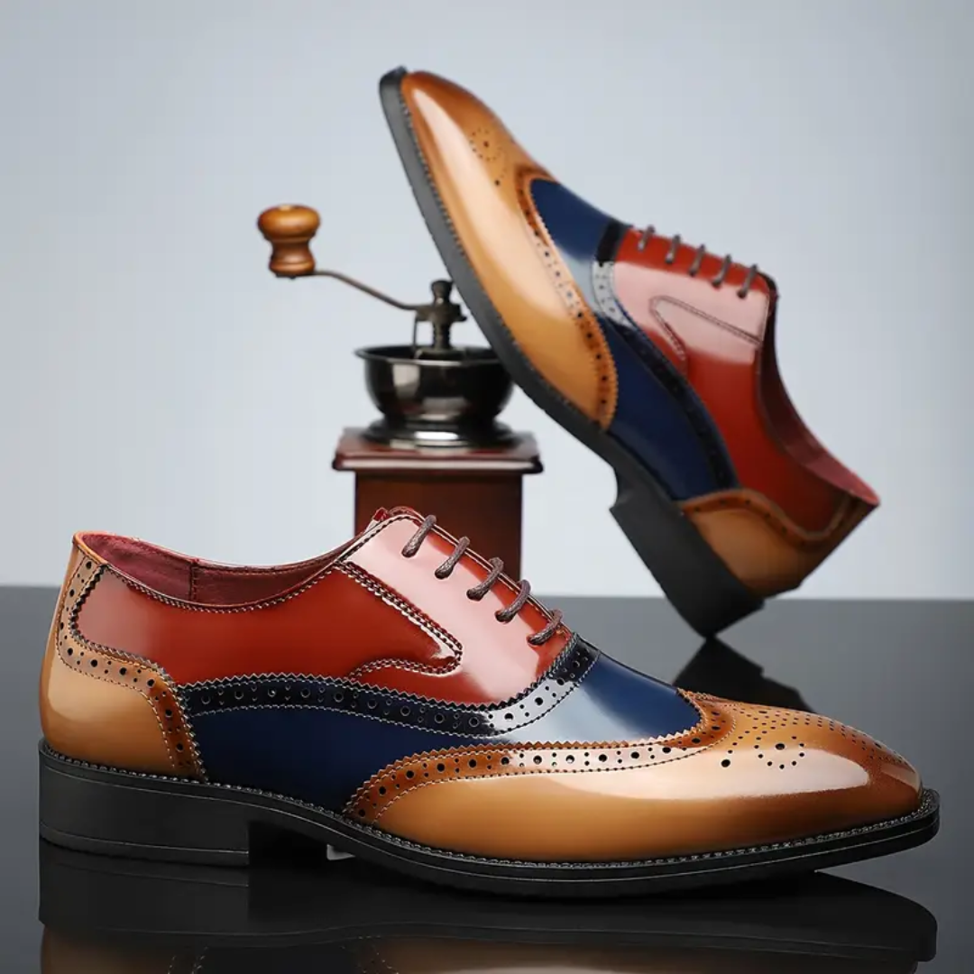 Shimon - Scarpe Oxford In Pelle