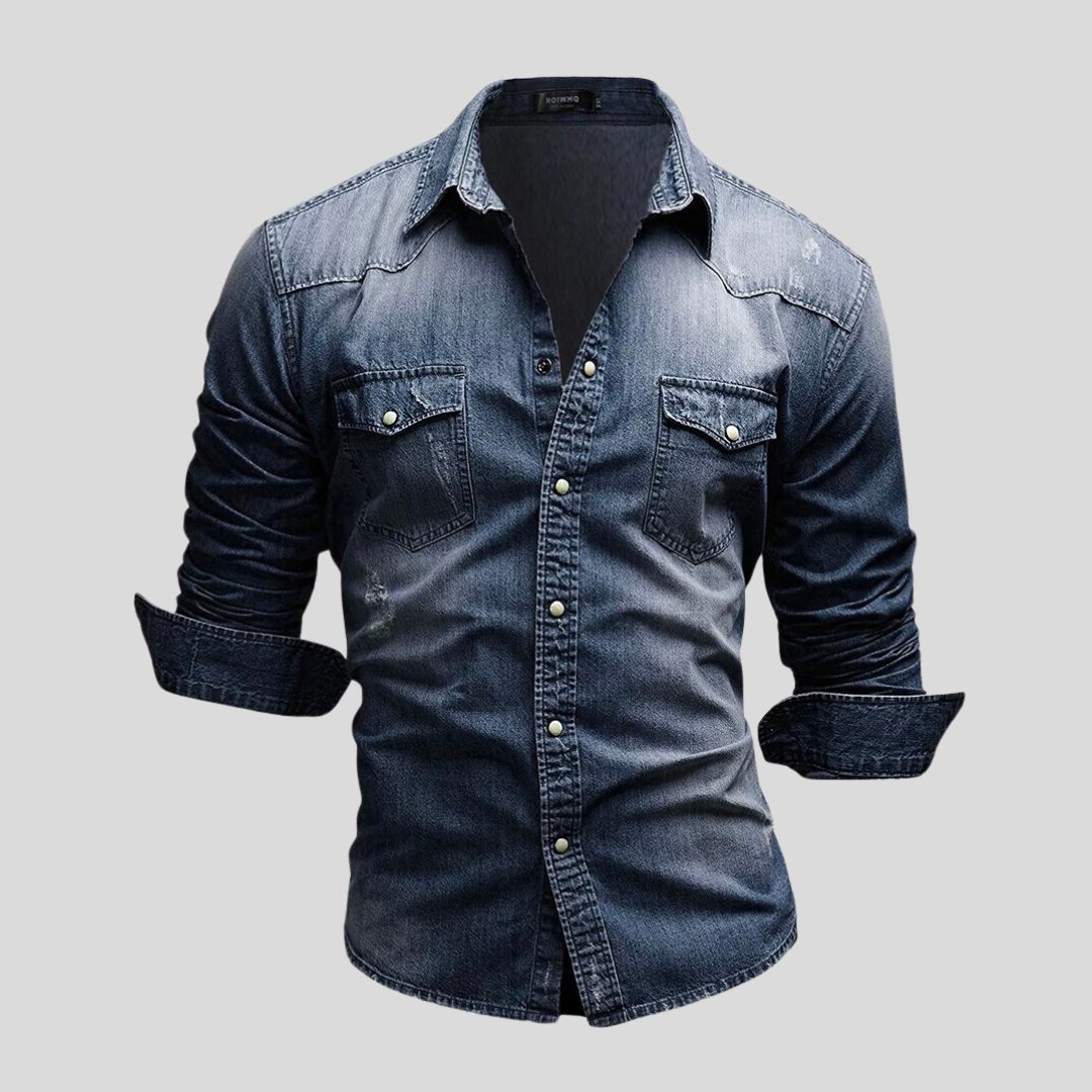 Macewan - Camicia In Denimo Elegante