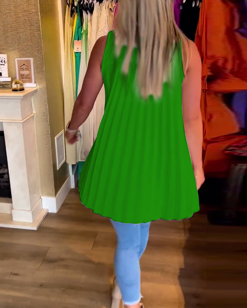 Rowland - Top Senza Maniche Con Volant