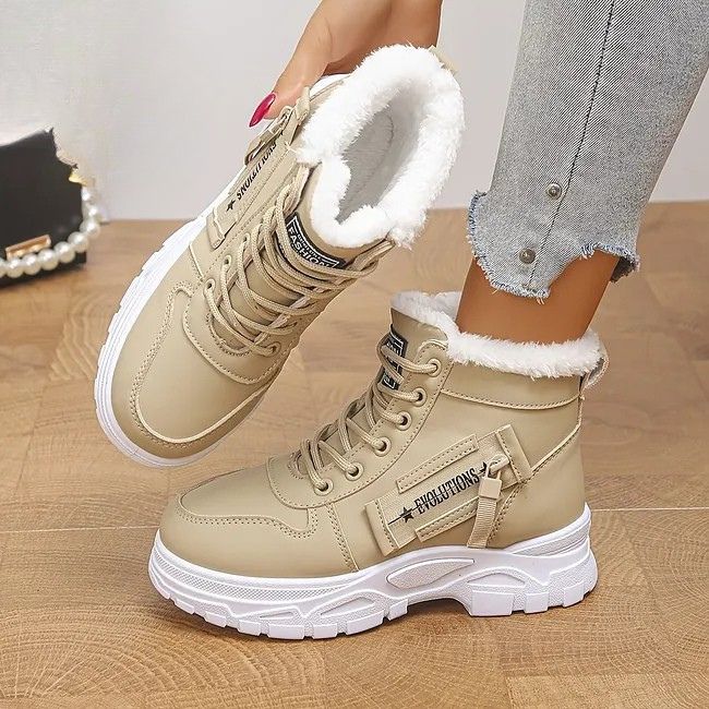 Nikiforos - Sneakers Invernali Calde Alla Caviglia Con Lacci