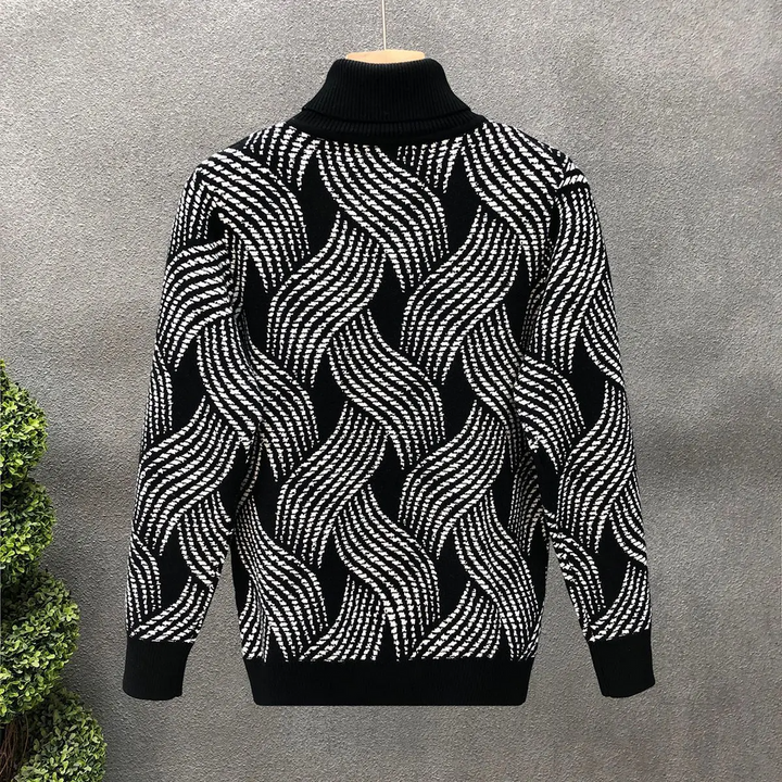 Kenzo - Maglione a Collo Alto a Maniche Lunghe