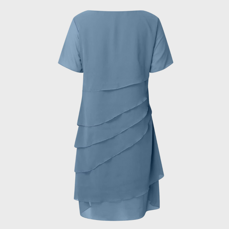 Wenke - Abito in Chiffon Plissettato
