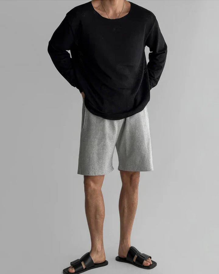 Alaric - T-Camicia Casual In Maglia