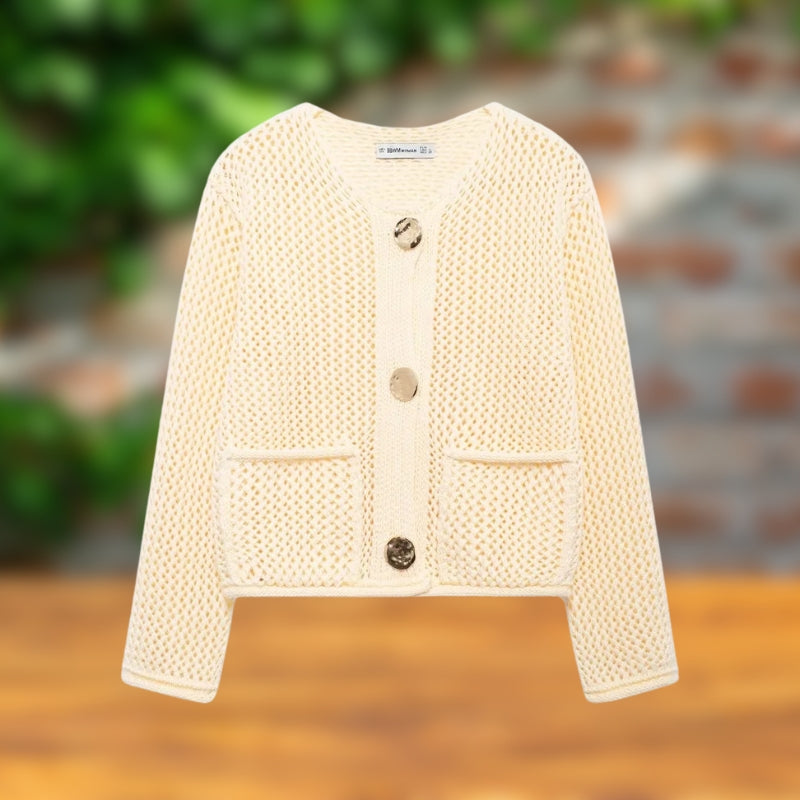 Stacey - Inverno Lavorazione a Maglia Cardigan