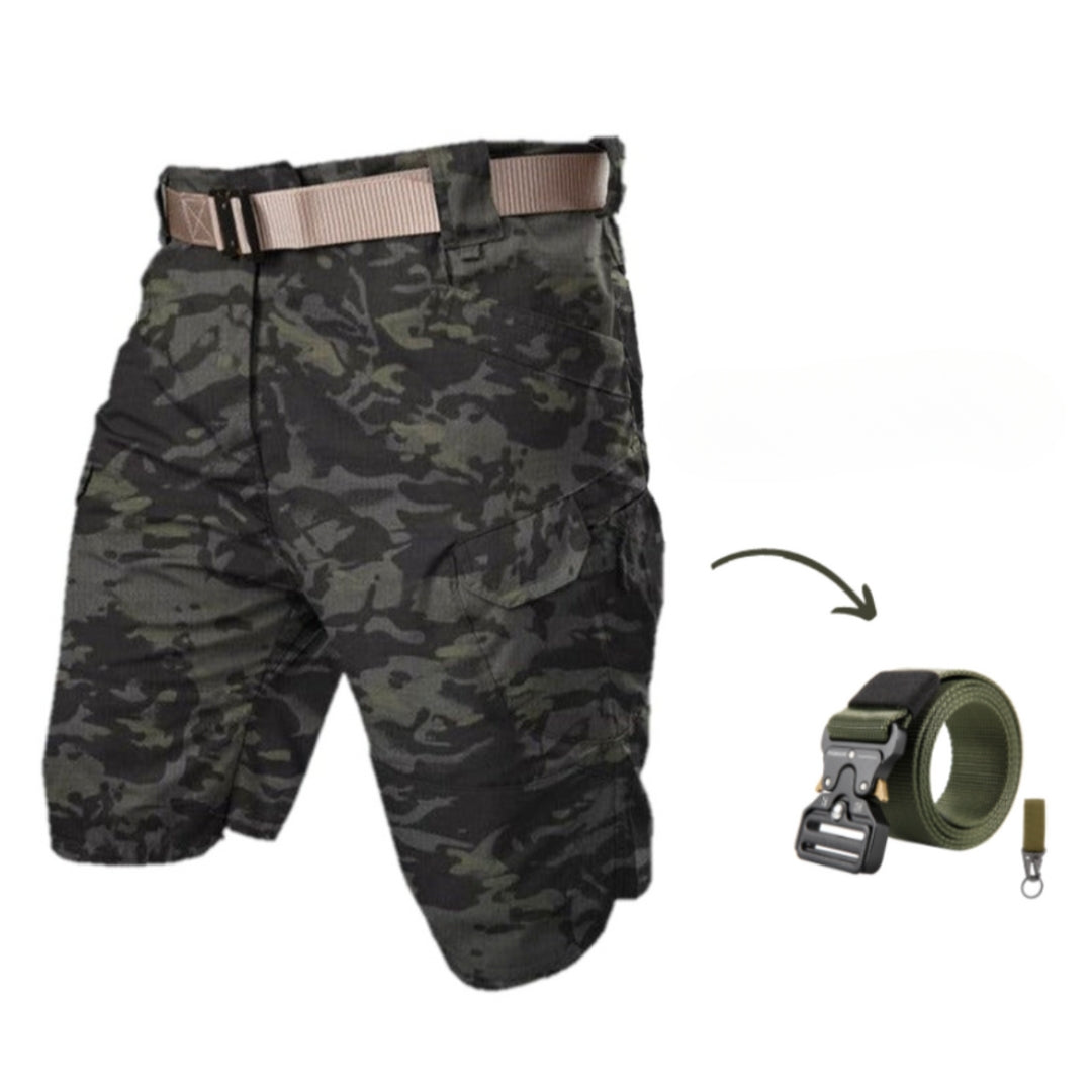 Kazuya - Pantaloncini Cargo Con 7 Tasche + Cintura Gratuita