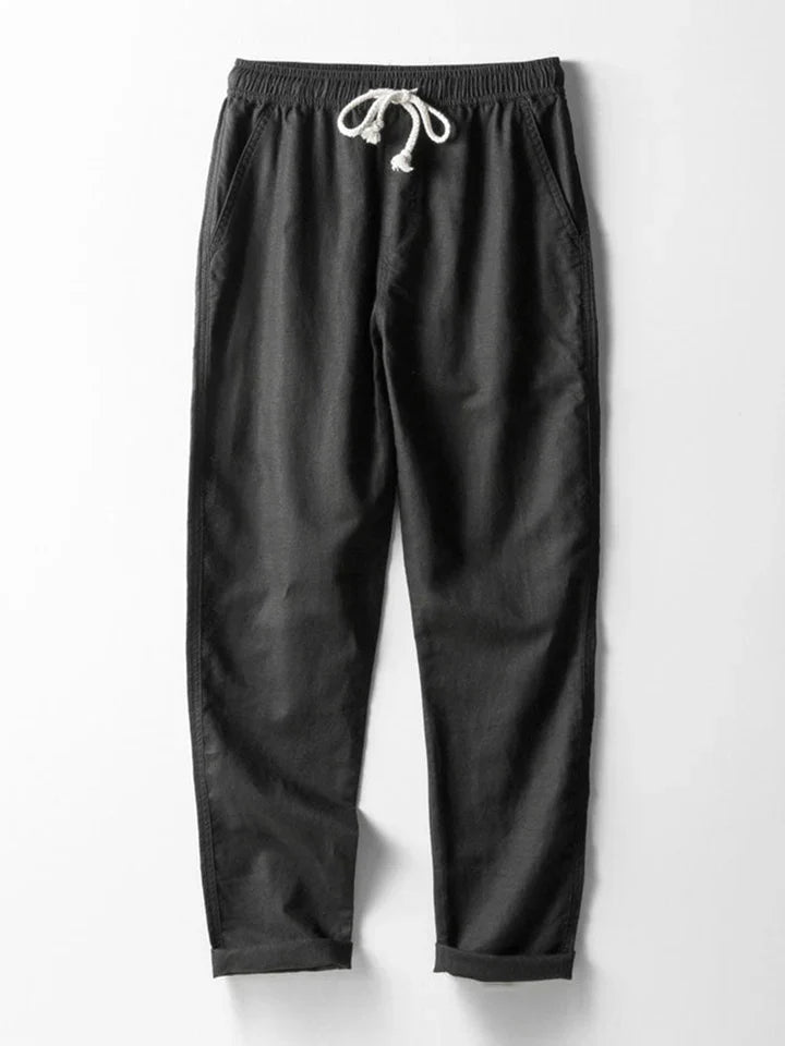 Booker - Camicia In Misto Lino Con Pantaloni Dritti