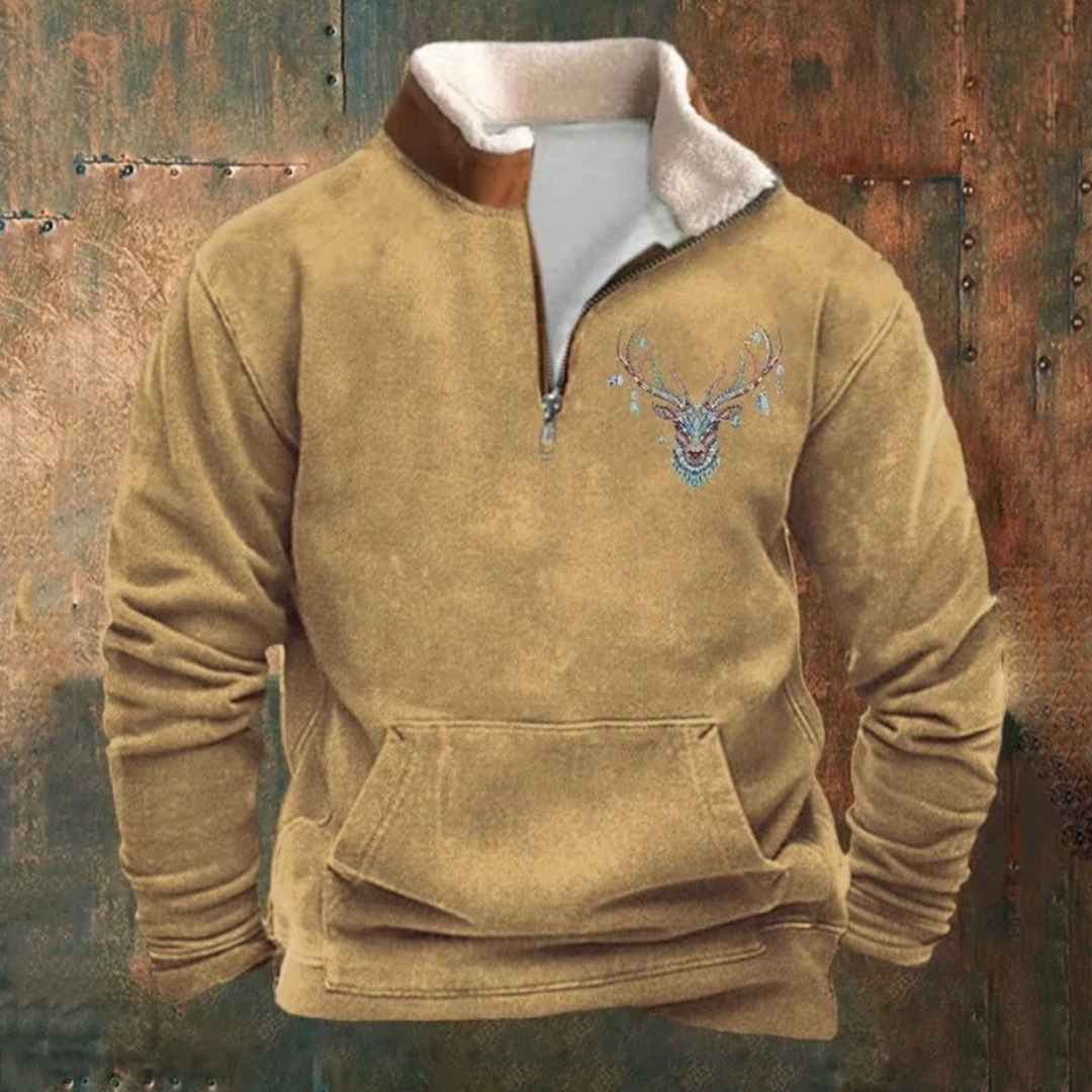 Pierre - Maglione Con Zip Quarto