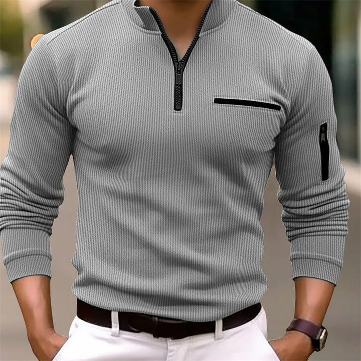 Talor - Camicia A Maniche Lunghe Con Cerniera