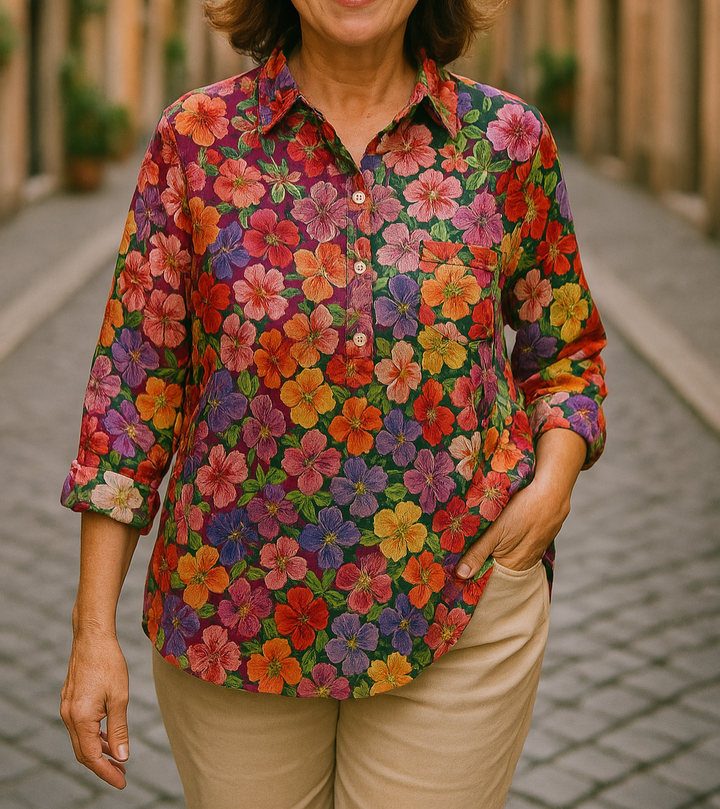 Petra - Camicetta Floreale Casual