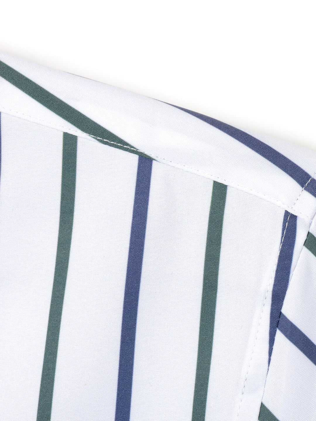 Burt - Camicia a Righe a Maniche Lunghe con Bottoni