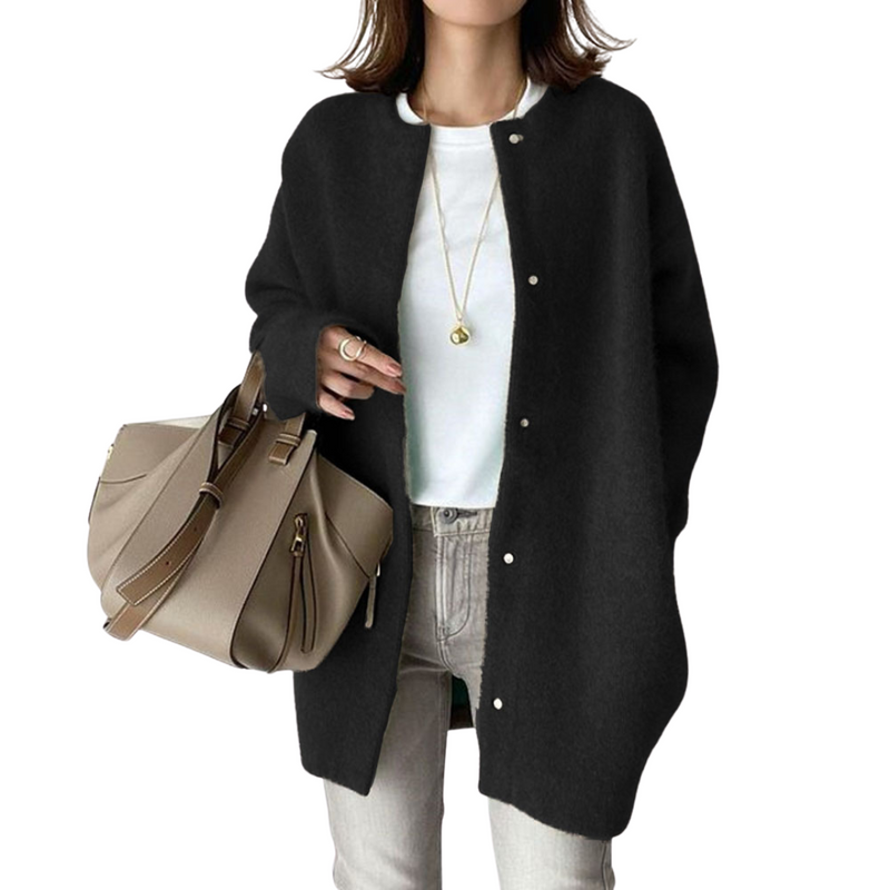 Genevia - Elegante Cardigan Lavorato a Maglia