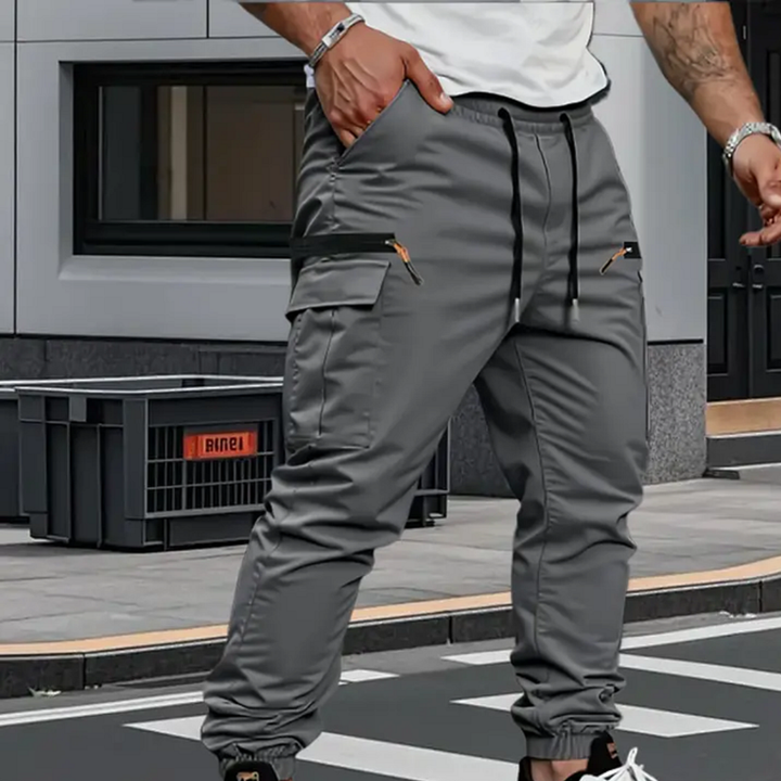Masoon - Pantaloni Jogger Elasticizzati