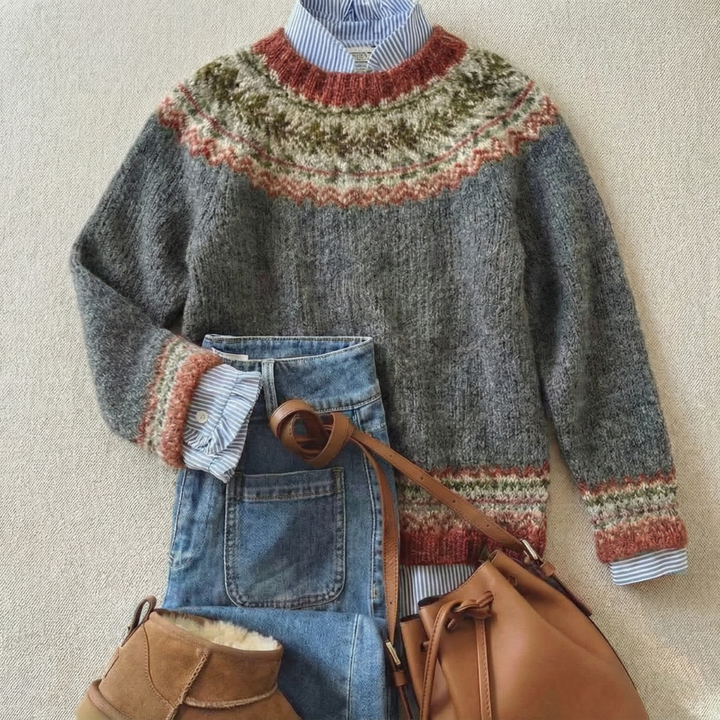 Ulalia - Elegante Maglione Nordico