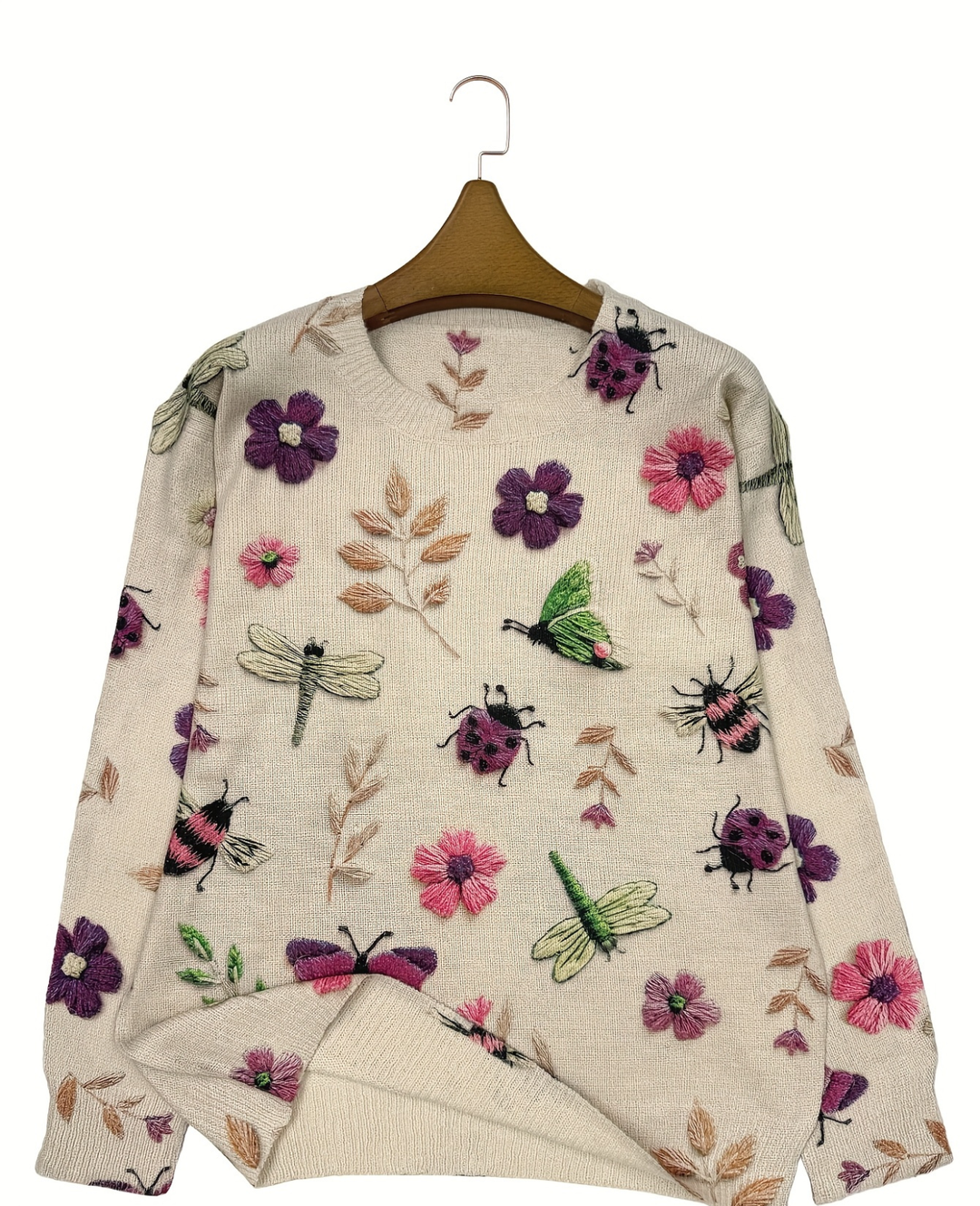 Lesa - Maglione Con Stampa Floreale E Di Insetti