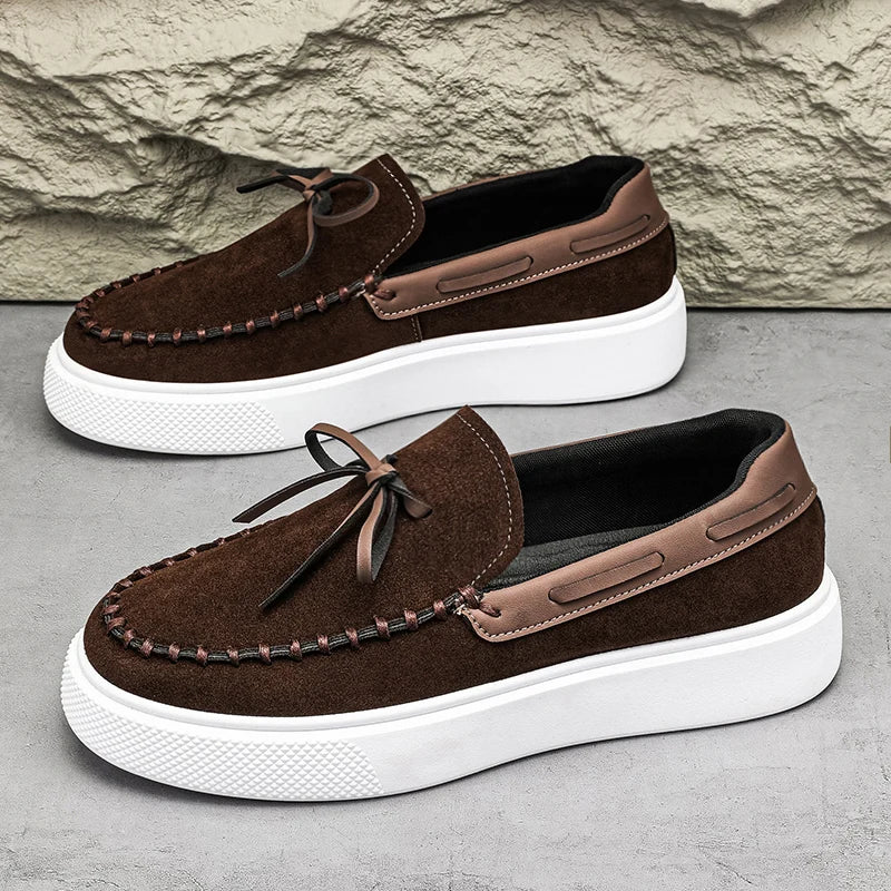 Lewas - Eleganti Scarpe in Pelle Scamosciata