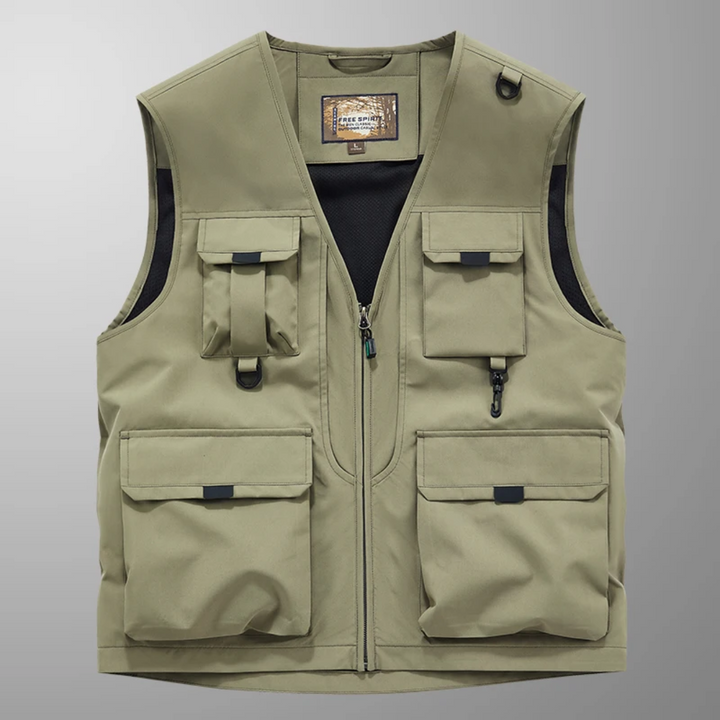 Mose - Gilet Cargo Multitasche Traspirante
