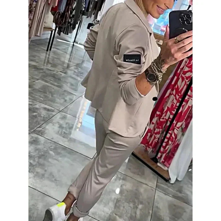 Kseniya - Elegante Set Di Blazer E Pantaloni