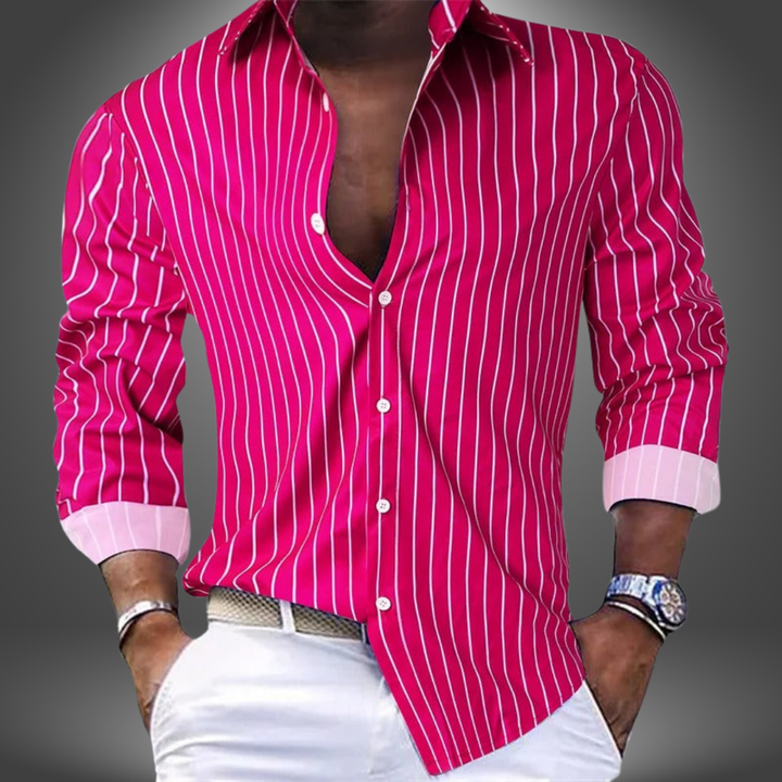 Asensio - Elegante Camicia A Maniche Lunghe