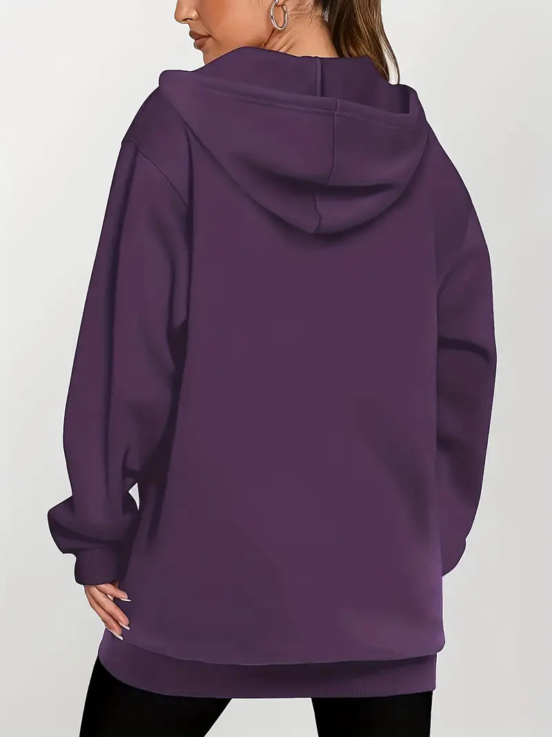 Angeleen - Giacca Con Cappuccio e Zip Con Stampa Geometrica