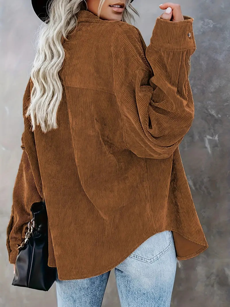 Irmela - Camicia a Maniche Lunghe Con Bottoni