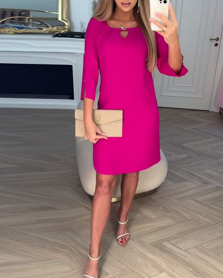 Kamelia - Mini Abito Con Maniche a Fessura