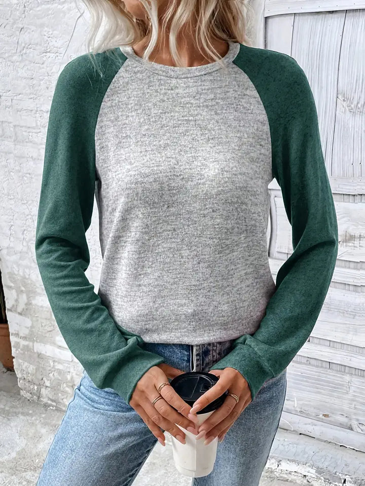 Samridhii - Camicia Casual Con Collo Rotondo