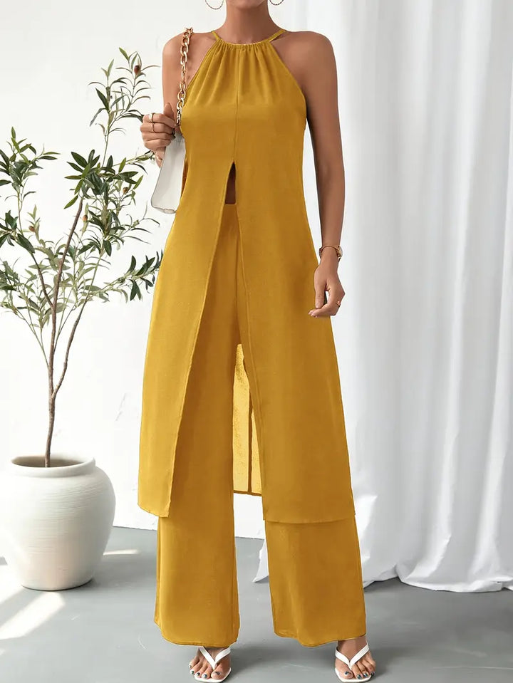 Eirini - Elegante Set Due Pezzi Senza Maniche