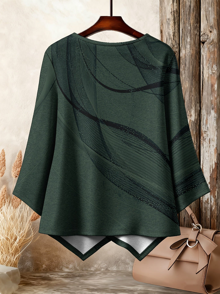 Galya - Maglietta Oversize Con Scollo Rotondo