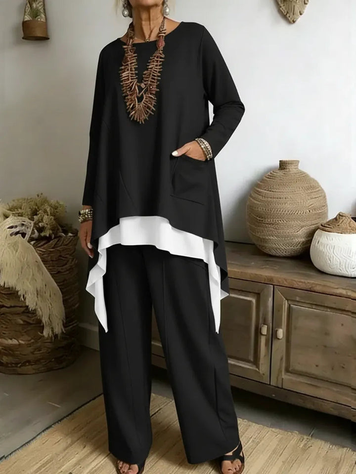 Naelia - Elegante Set Composto Da Due Pezzi