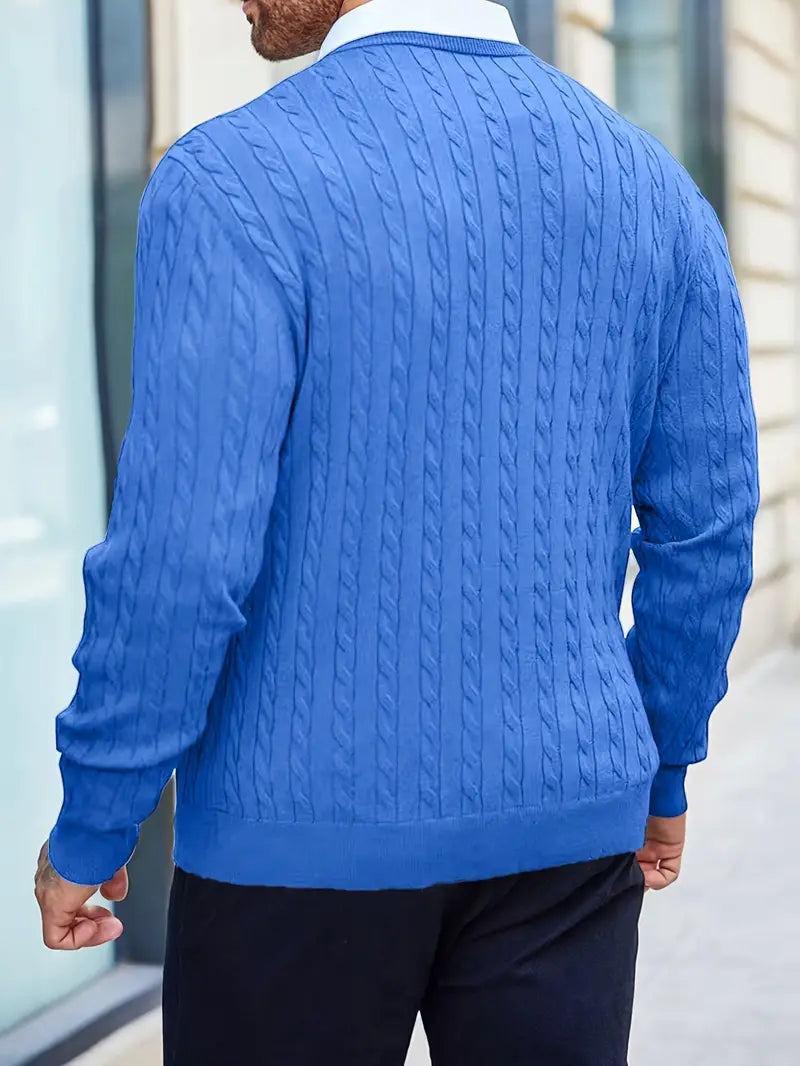 Jonty - Maglione A Maniche Lunghe Con Collo Alto Lavorato A Maglia