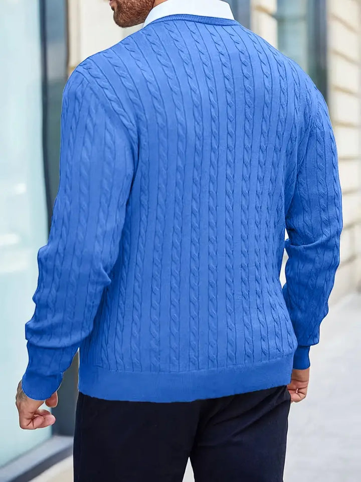 Jonty - Maglione A Maniche Lunghe Con Collo Alto Lavorato A Maglia