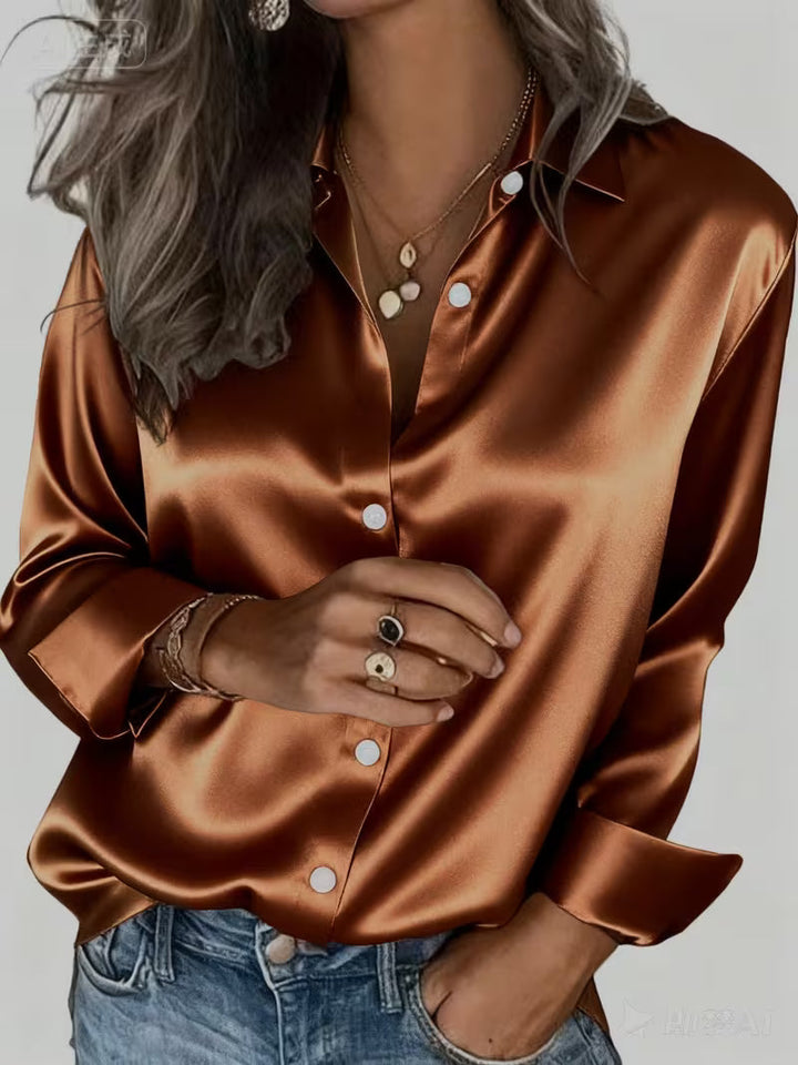 Kelina - Camicia Con Bottoni e Maniche Lunghe