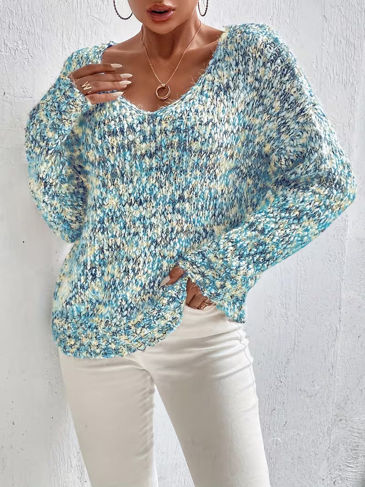 Siraba - Maglione Lavorato a Maglia a Maniche Lunghe
