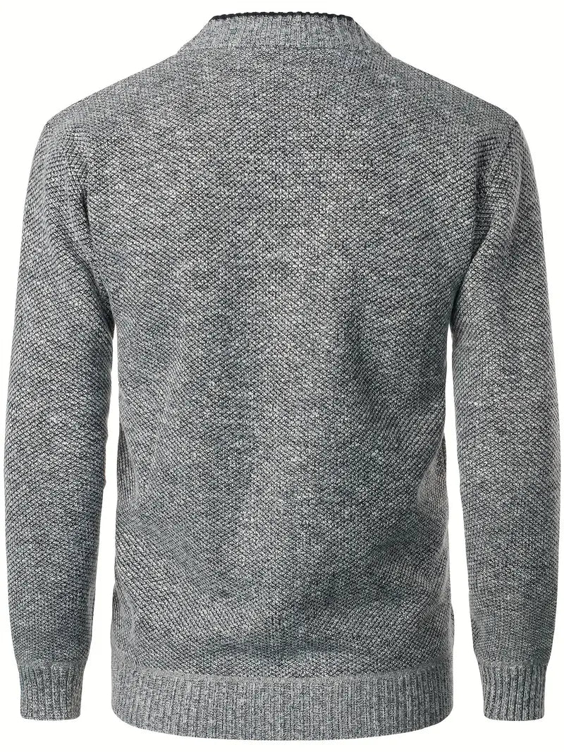 Fulton - Maglione Casual Lavorato a Maglia Con Maniche Lunghe