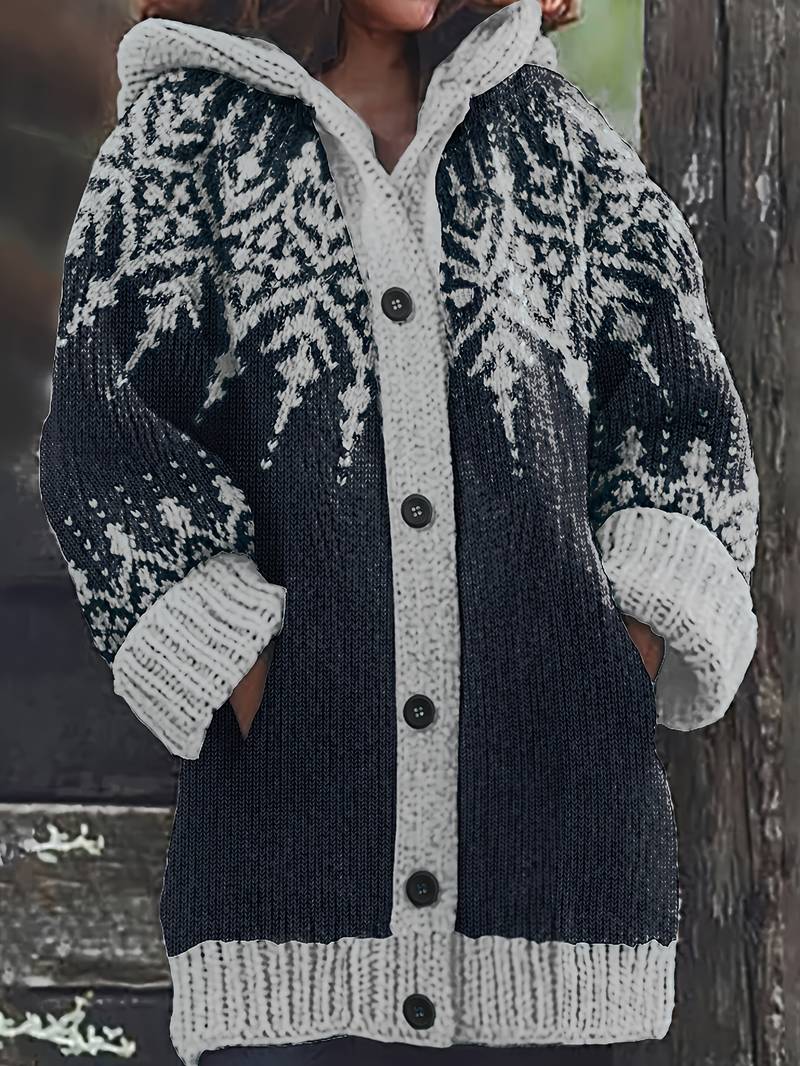 Hadassah - Elegante Cappotto Invernale Oversize in Tessuto