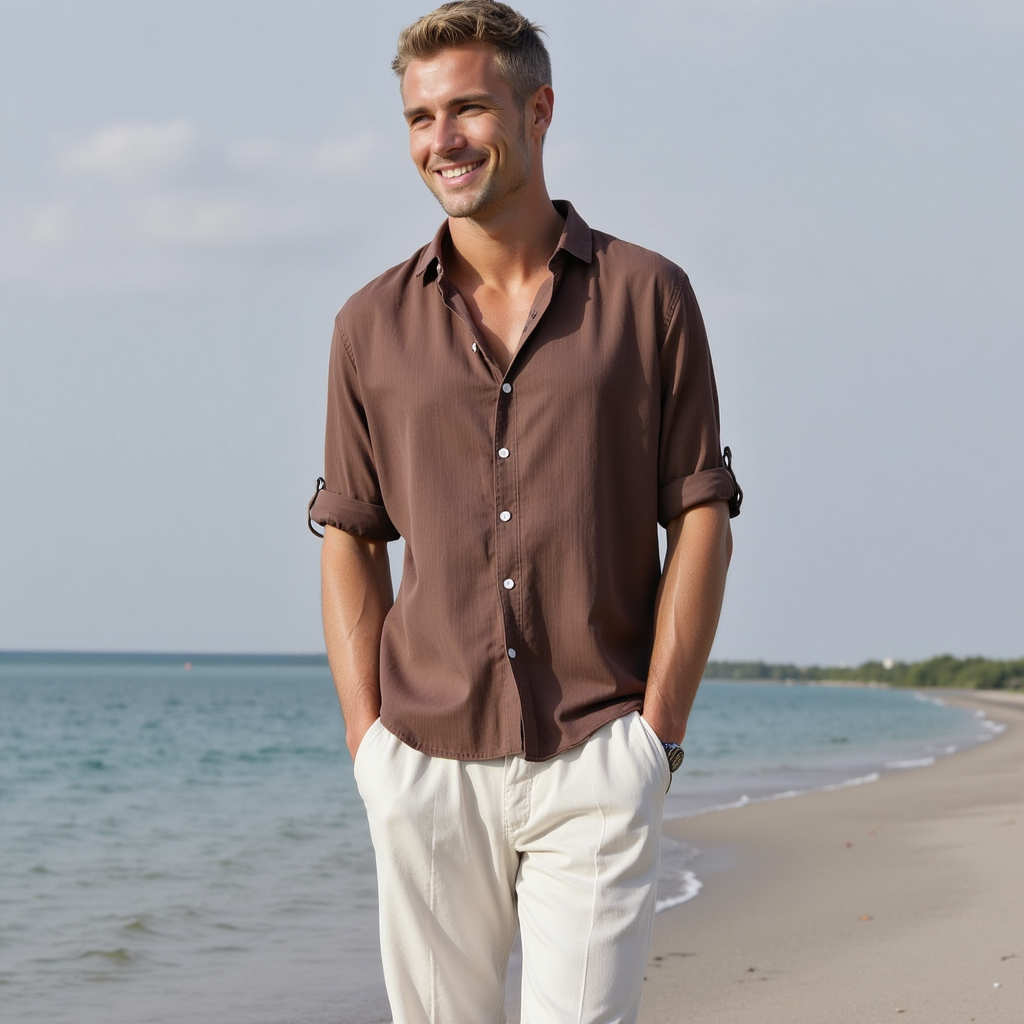 Furlan - Set Camicia e Pantaloni a Maniche Corte