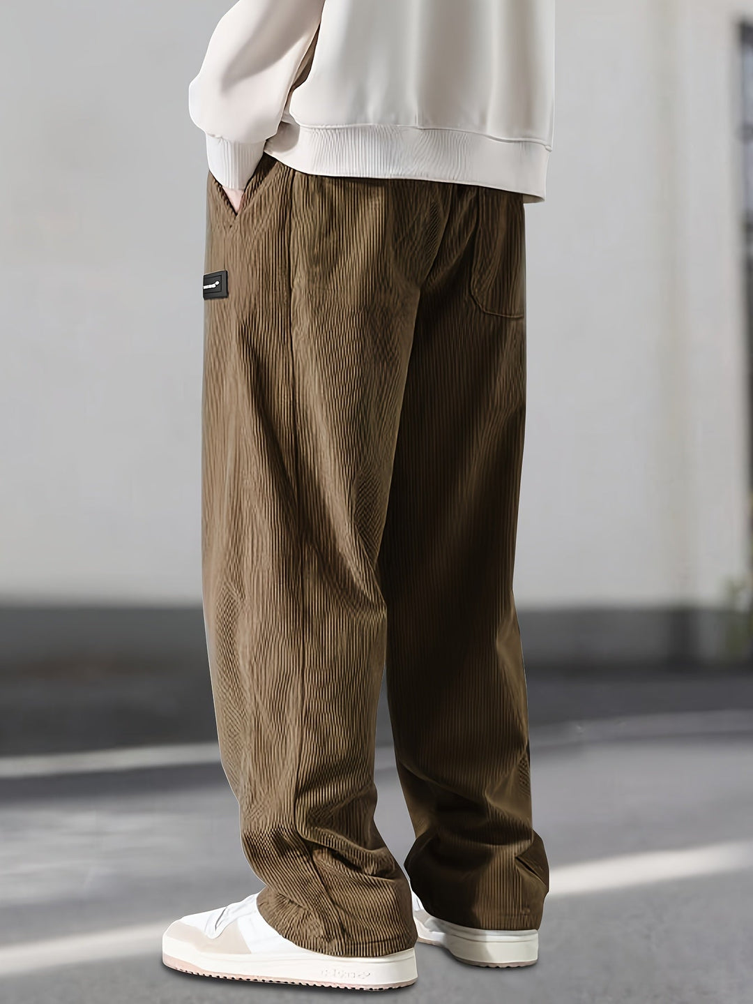 Asher - Pantaloni Gamba Dritta Con Coulisse Vita