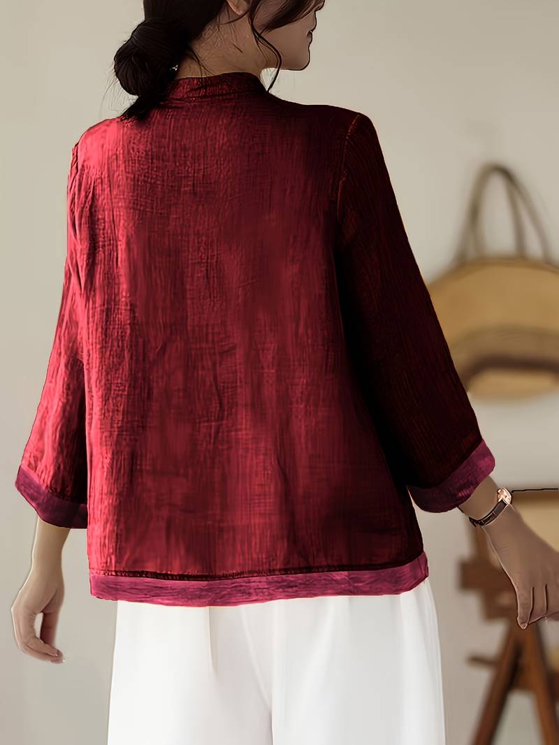 Sigal - Camicia Vintage Dalla Vestibilità Ampia Con progettazione Patchwork