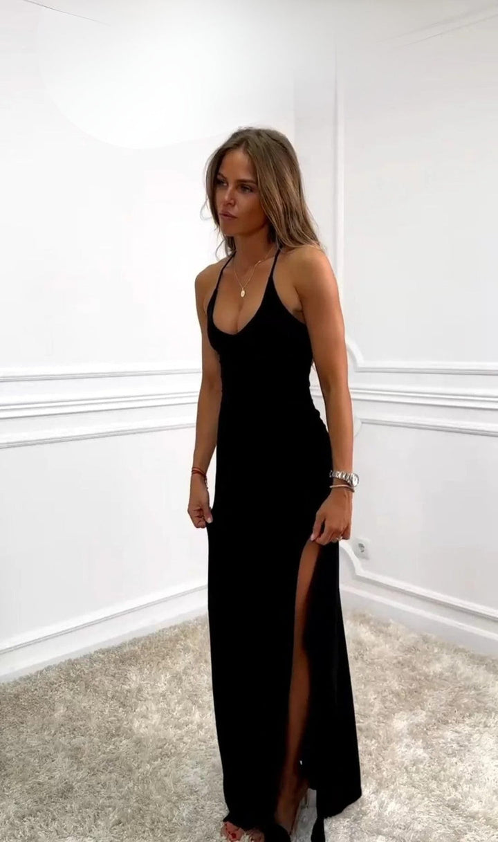 Nilessa -  Elegante abito lungo senza maniche