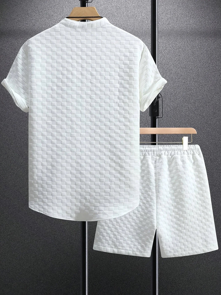 Zane - Set Casual Estivo Con Camicia a Maniche Corte e Pantaloncini