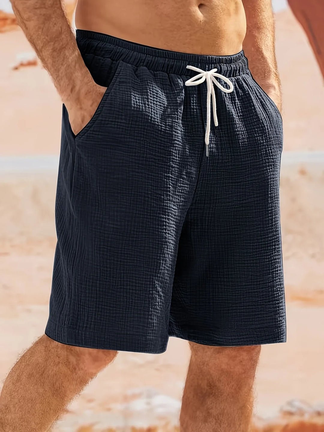 Bancroft - Eleganti Pantaloncini Larghi Con Tasche