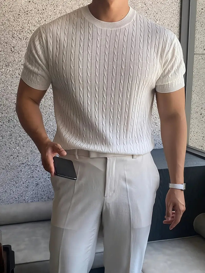 Kiril - Elegante Maglione Lavorato A Maglia
