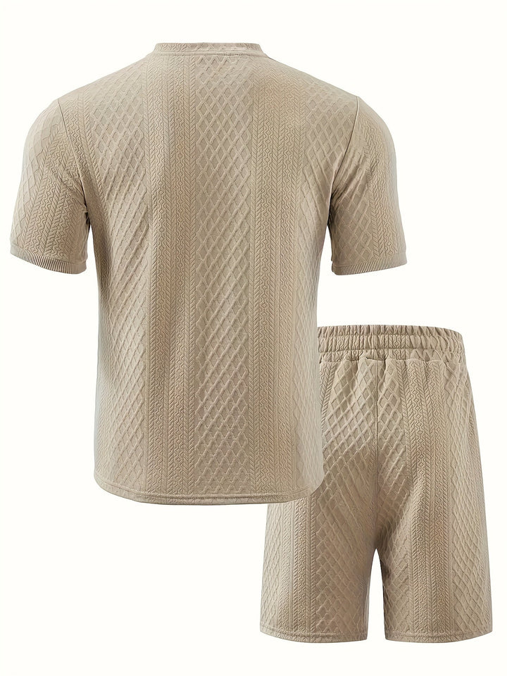 Reginald - Settato Due Pezzi Con Motivo Testurato