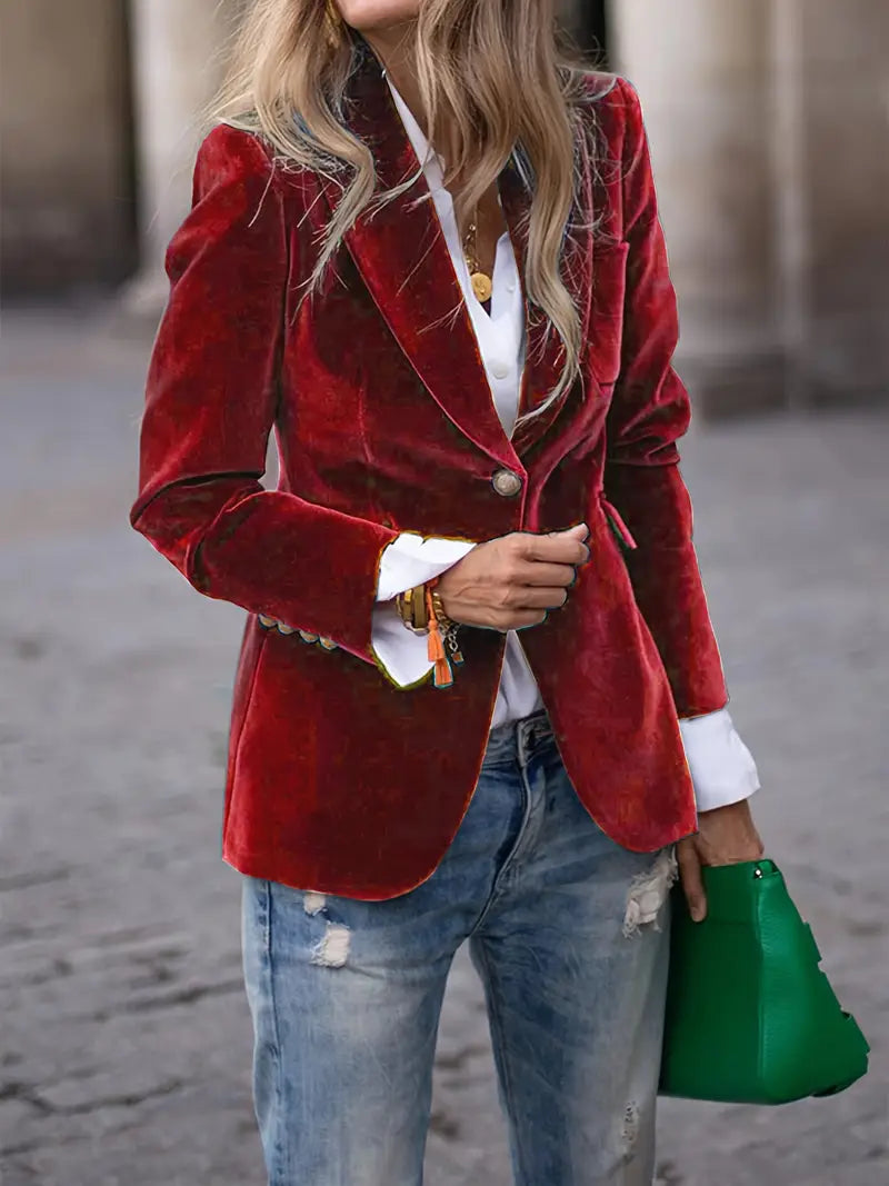 Elīna - Blazer Alla Moda In Velluto
