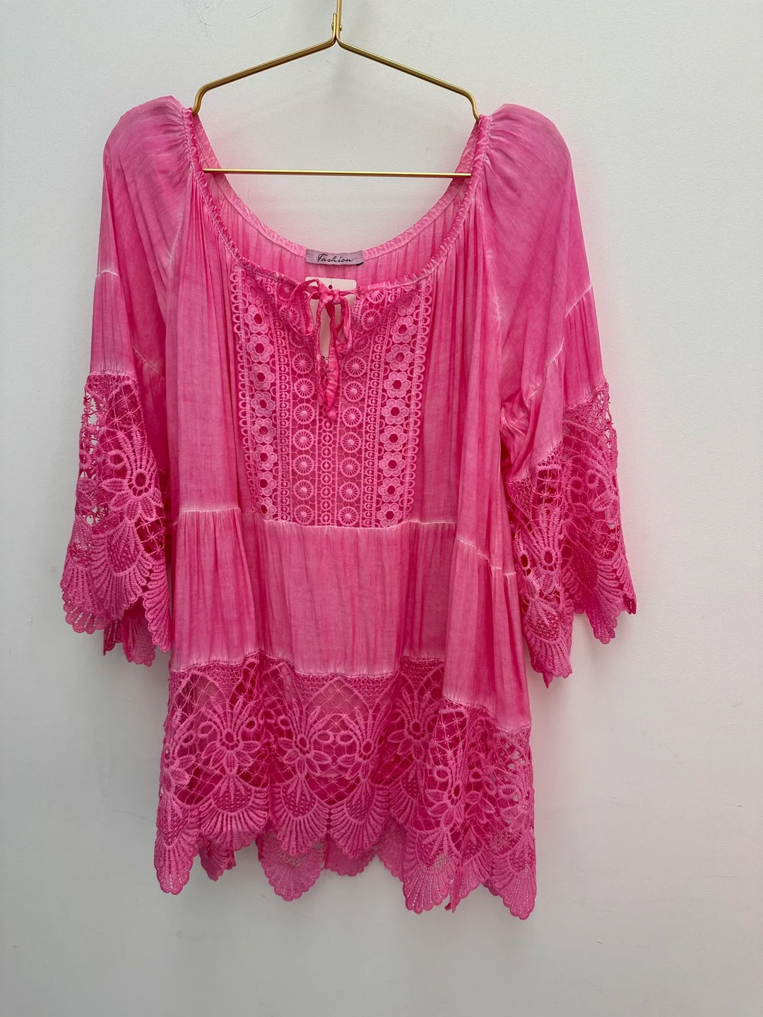 Lurdes - Camicia Elegante Con Scollo Rotondo