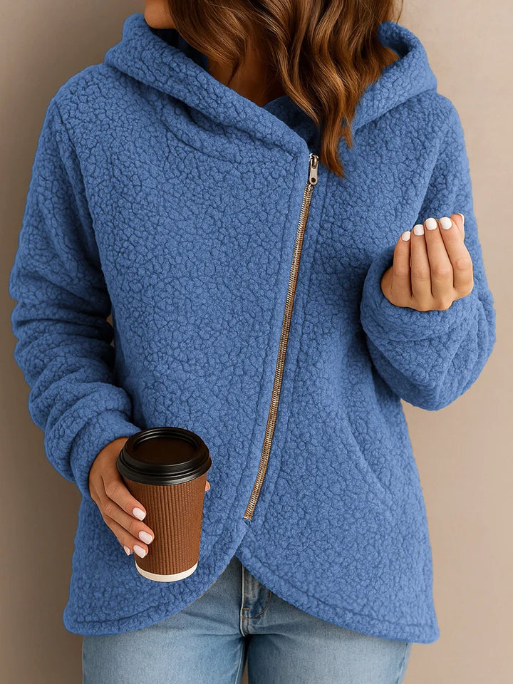 Wendie - Comoda Felpa Con Cappuccio In Pile Sherpa